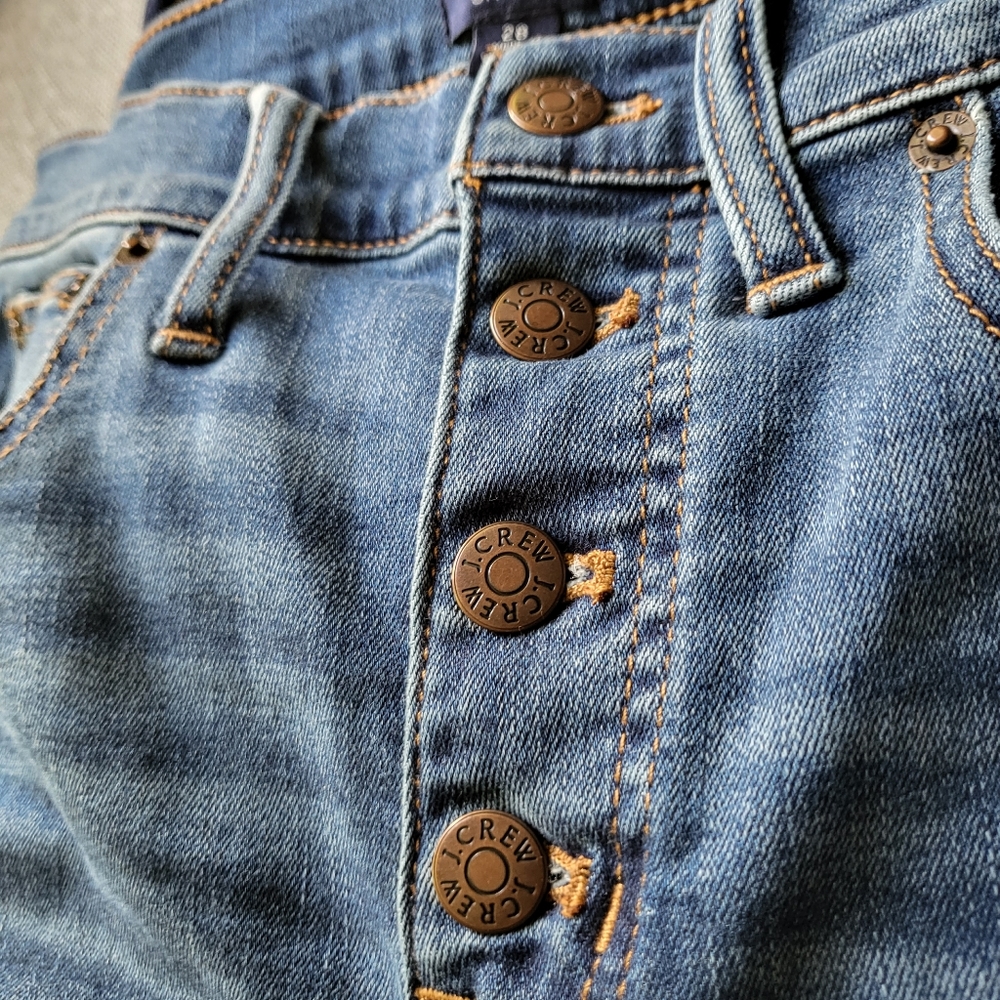 J Crew High Rise Skinny Button - Picture 3 of 11